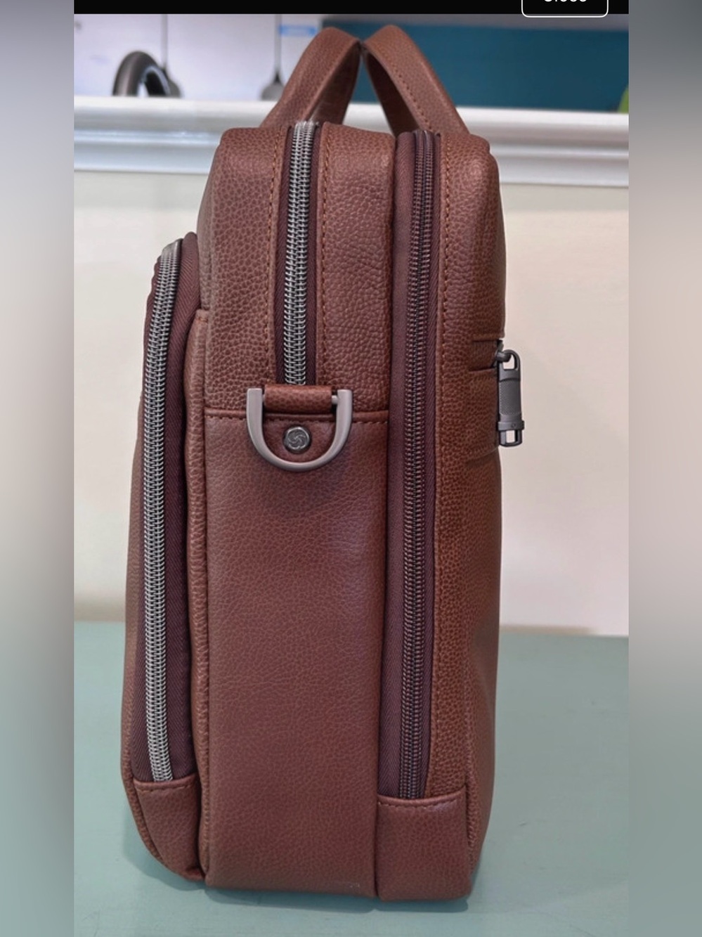 Samsonite Leather Toploader - Picture 2 of 9
